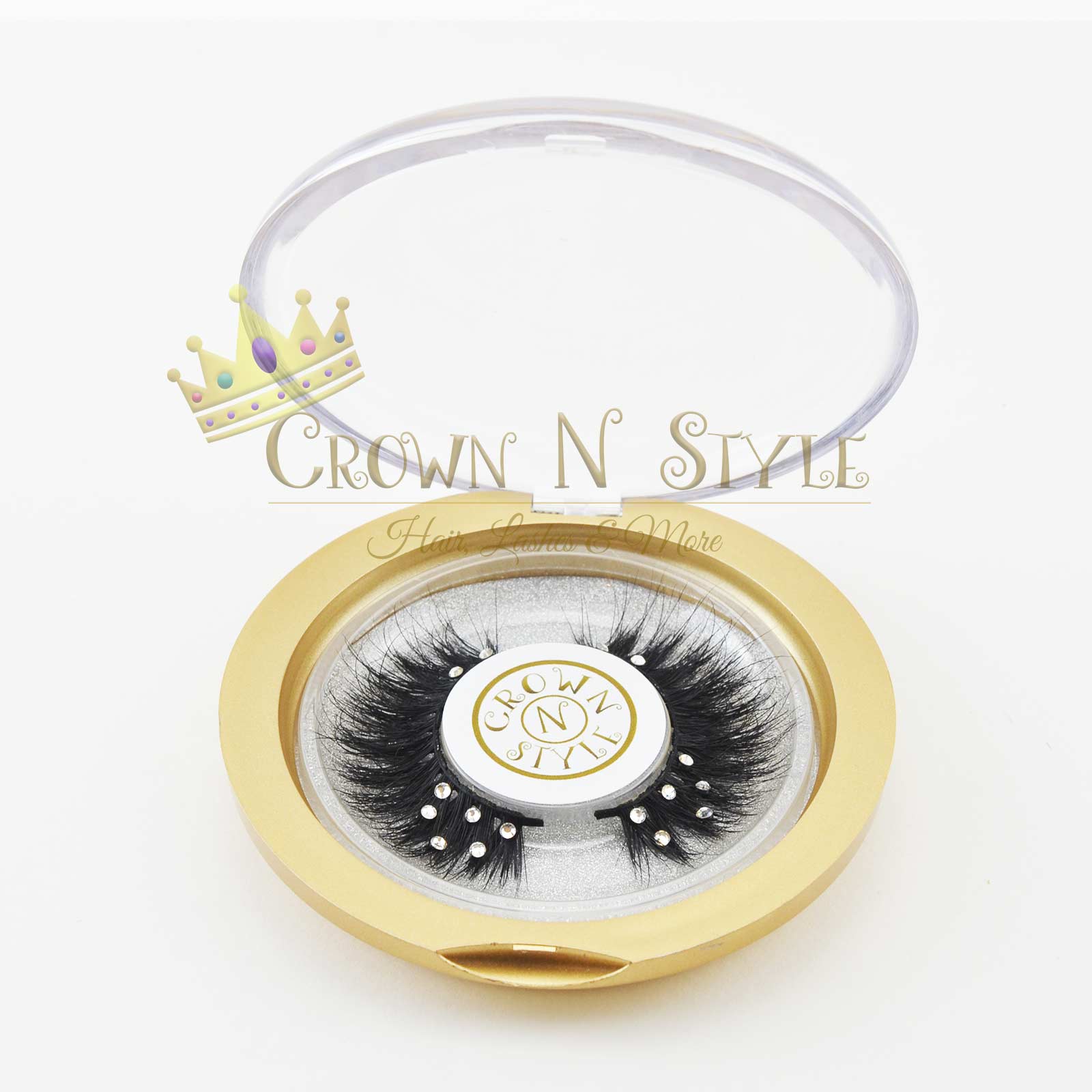 Lauren Crystal 3D Multi-Layered Mink Lashes - Crown N Style